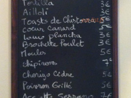 L'endroit menu