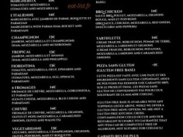 Beanies ski shop and coffee bar menu