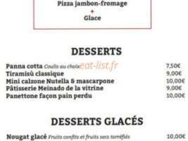 Da Peppe menu