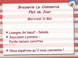 Le Commerce menu