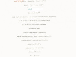 O'Grand Breton menu