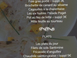 La Santonine menu