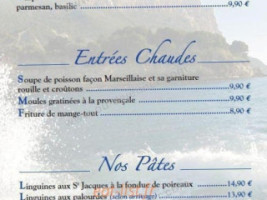 Pub le mistral menu