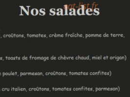 Le Vivaldi menu