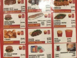 Mega Turk Kebab menu