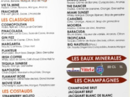 Le Nautilus menu