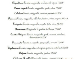 Cafe De La Paix menu