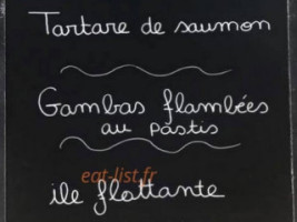 Le Patio menu