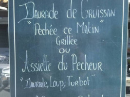 Le Rouge Et Le Noir menu