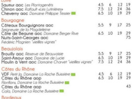 La Maison Bistrot menu