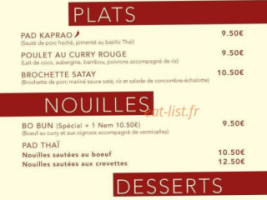 Chez Som menu