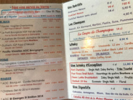 Le Cap menu