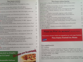 PIZZA Regina menu