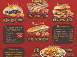 VIC Kebab menu