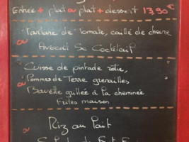 Le Soleil menu