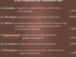 L'Odyssee Ronde menu