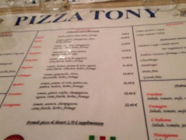 Snack Chez Tony menu