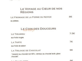 L'echo Des Montagnes menu