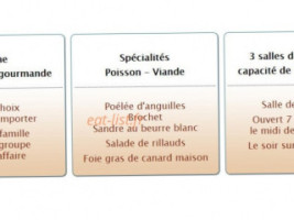 Au Resto' menu