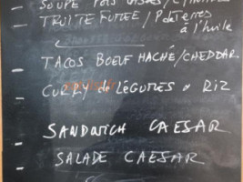 C la p'Oz menu