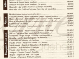 La taverne du petit Wasquehal menu