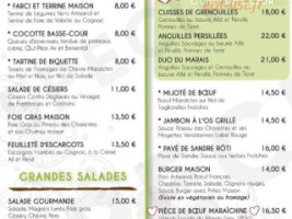 La Pigouille menu