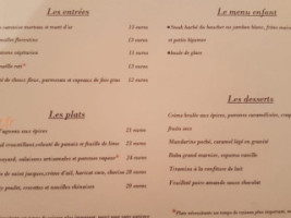 Le Grain de Folie menu