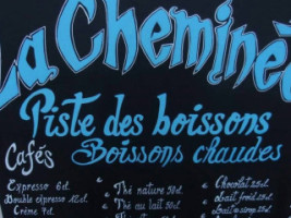 La Cheminee menu