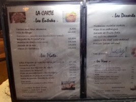 L'ardoise menu