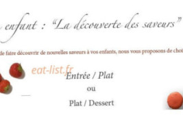 Restaurant de la Vallee menu