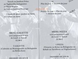 La Caleche menu