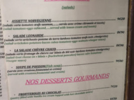 Creperie La Chandeleur menu