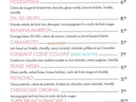 Le Paradis Du Fruit menu