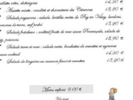 Saveurs Des Cevennes menu