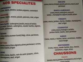 Pizza Roma Brionne menu