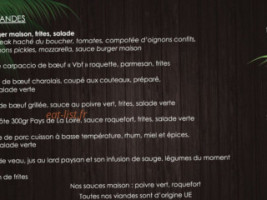 Canoa menu