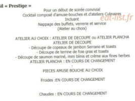 Pub Aux 7 Iles menu