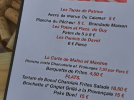 La Cave De Maxime menu