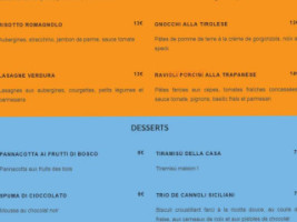 Da Vito menu