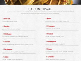 Waffle Factory Valenciennes menu