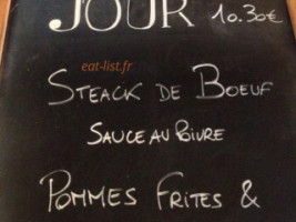 La Taverne D'ici Et D'ailleure menu