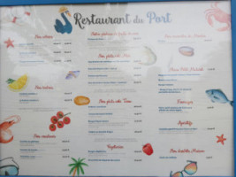 La Capitain Erie menu