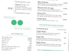 Campanile menu