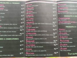 Allo Pizza Saint Saulve menu