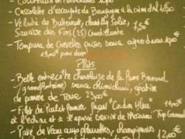 Les Gamins menu