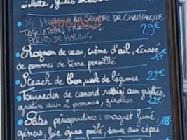 Chez Fred menu