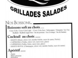 Bar Restaurant Le Qg menu