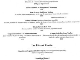 Suquet Premiere menu