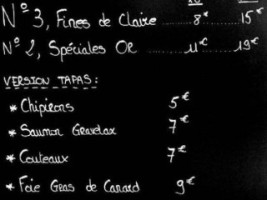 La Terrasse menu