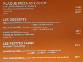 Kiki Pizz menu